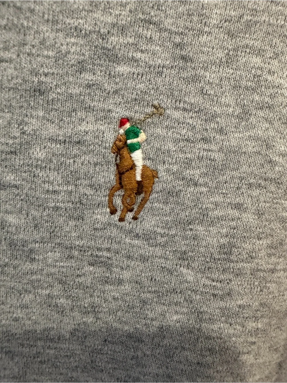 Polo Ralph Lauren Men's Size L Grey Heather Pima Soft Touch Polo